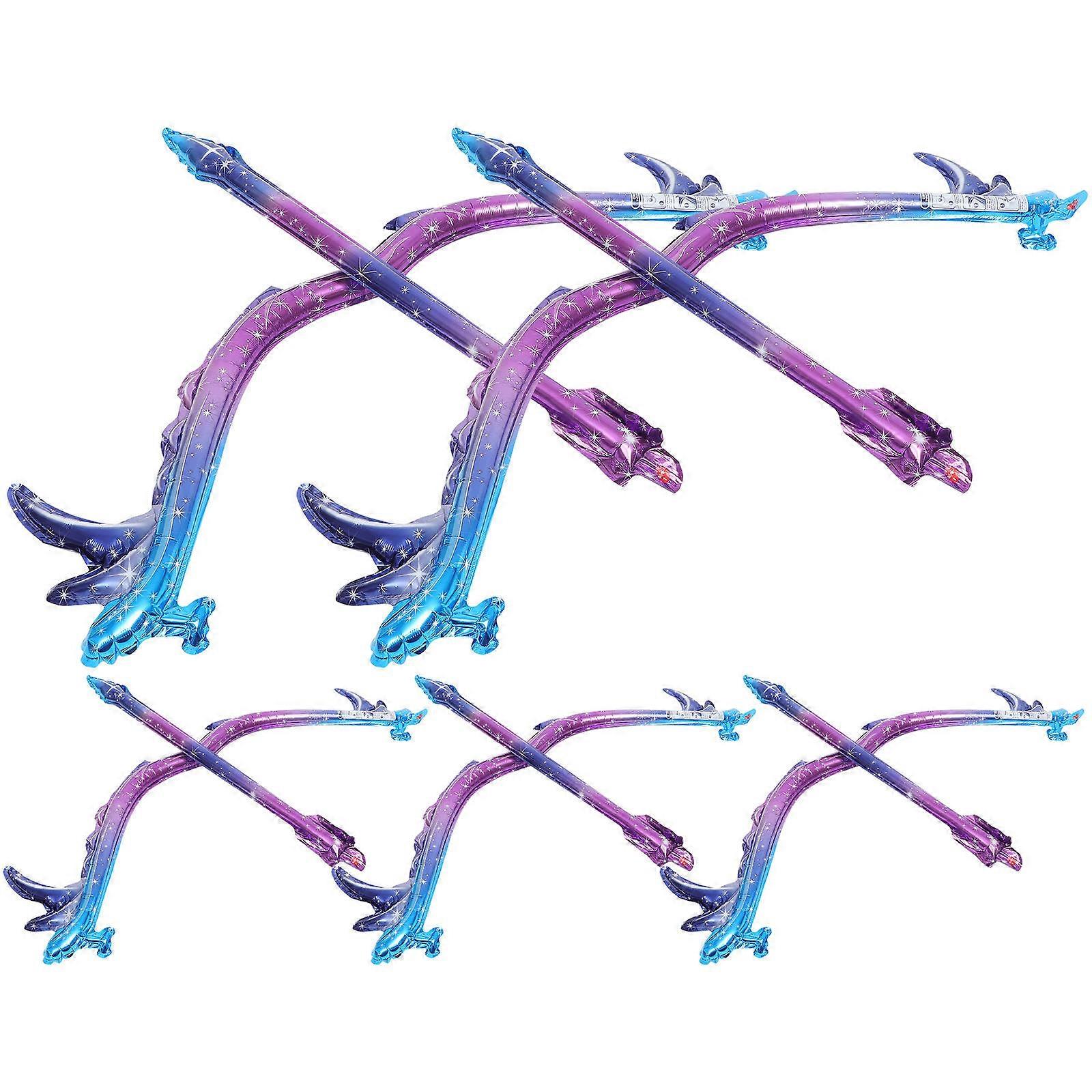 Kids Party Balloons Bow Arrow Design Aluminum Foil For Stage Performance 5Sets