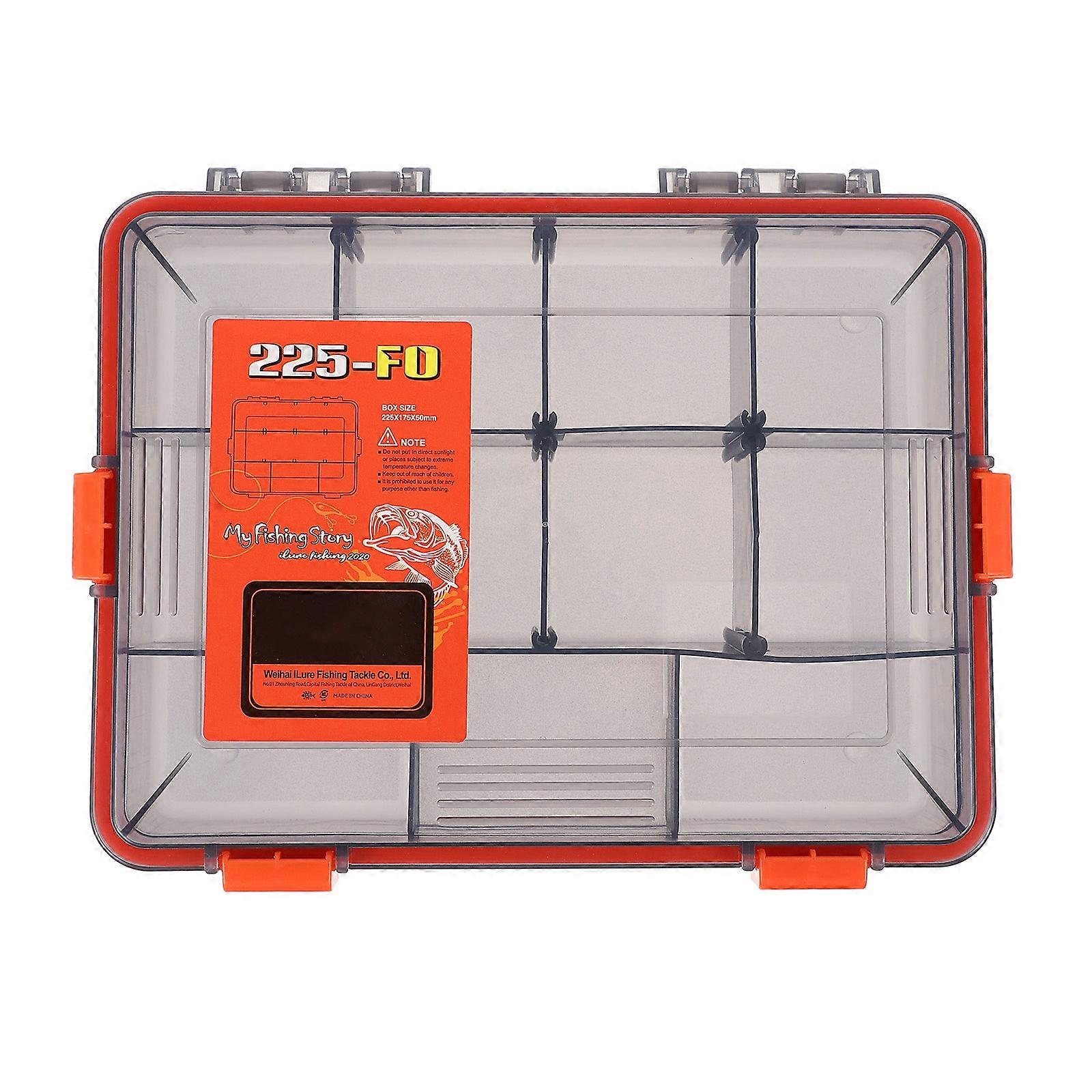 Portable Fishing with Waterproof Sealing Made of Durable PP Material in Orange Color for