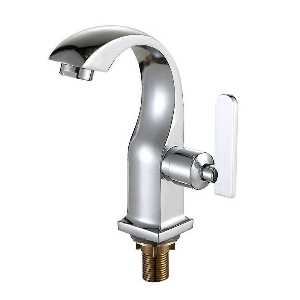 Modern Single Lever Pillar Tap for Basin, Bathroom, Cold Water Taps, Basin Tap, Chrome