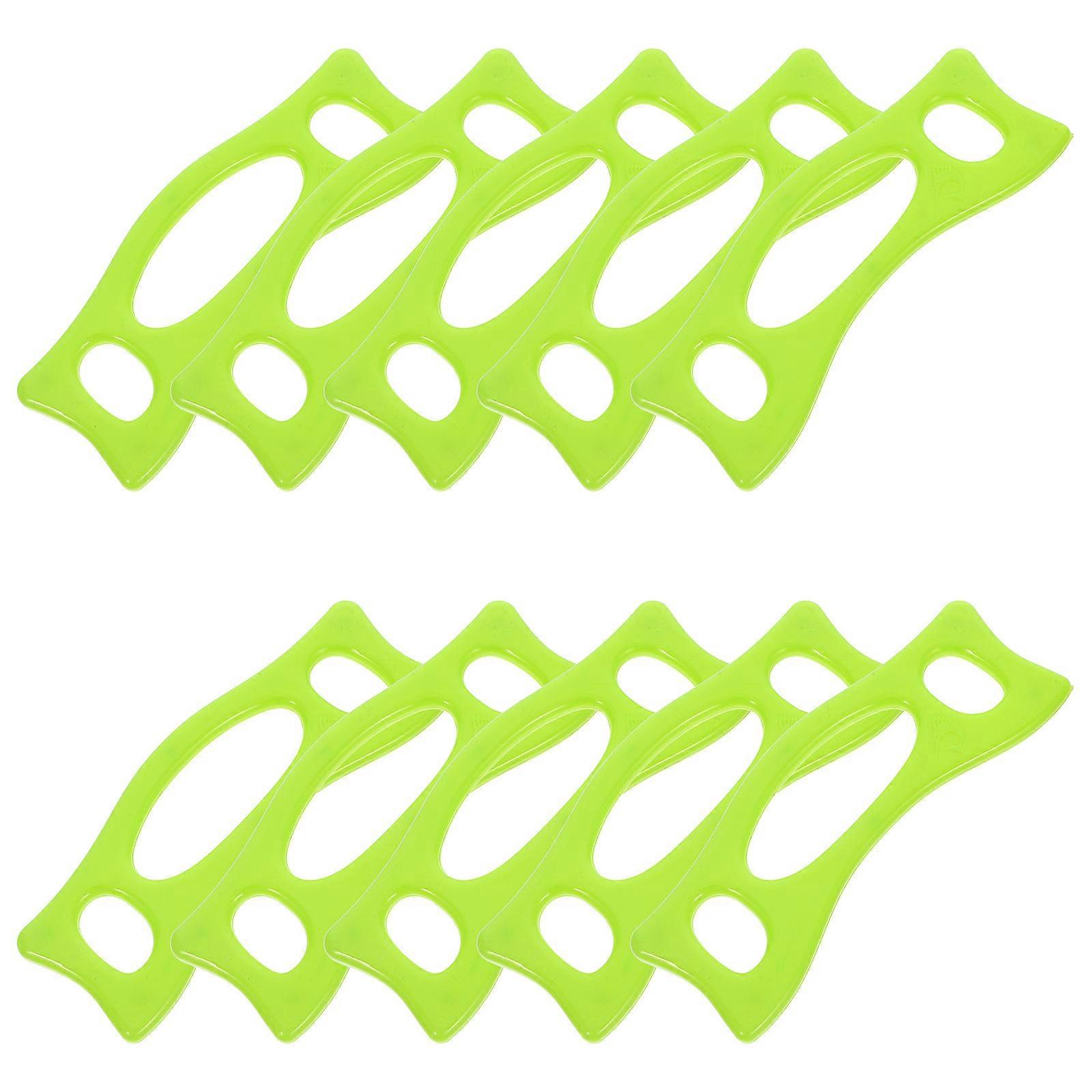 Fishing Line Winder Tool 10pcs Lightweight Spool Shock Resistant Outdoor Fishing Line Management Efficient Easy Use