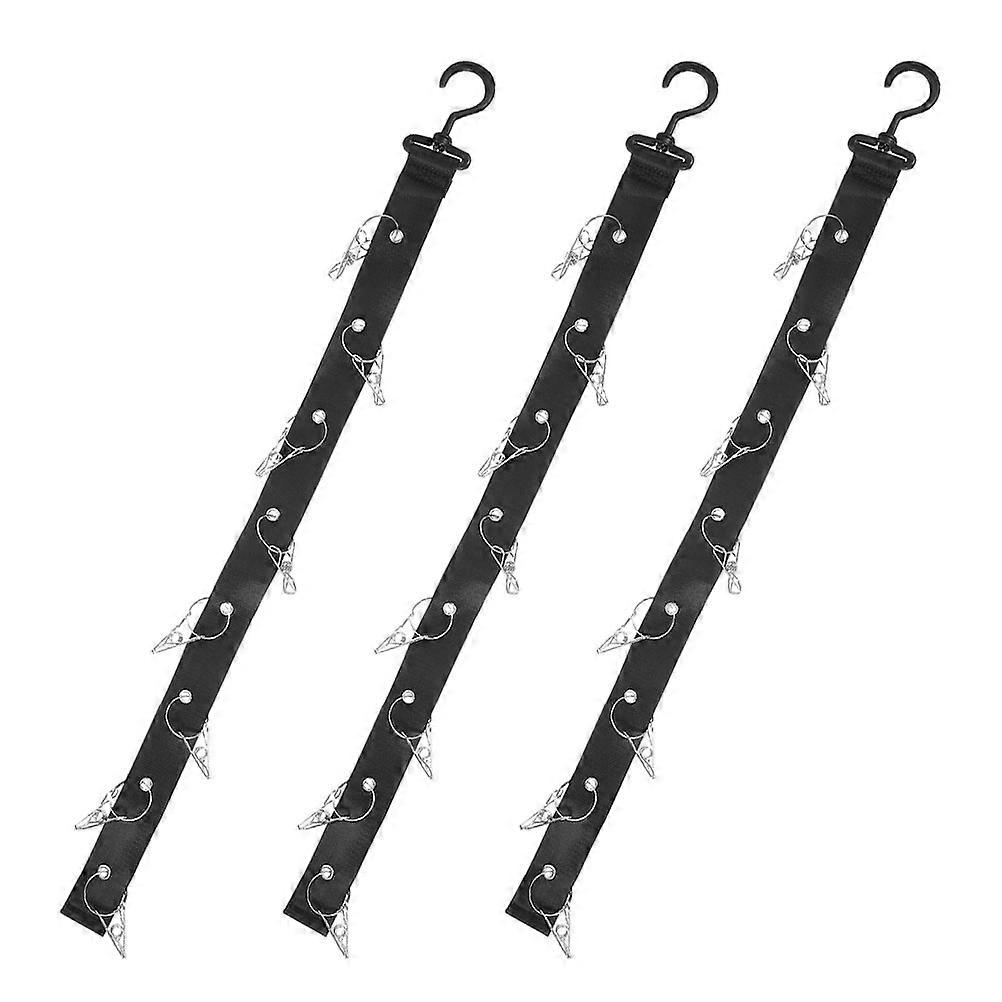 3pcs Cap Storage Organizer with Rotating Hanger, No Drill Design, Wall Mounted Hat Rack for Baseball & Winter Hats, Closet & Camping Gear Storage