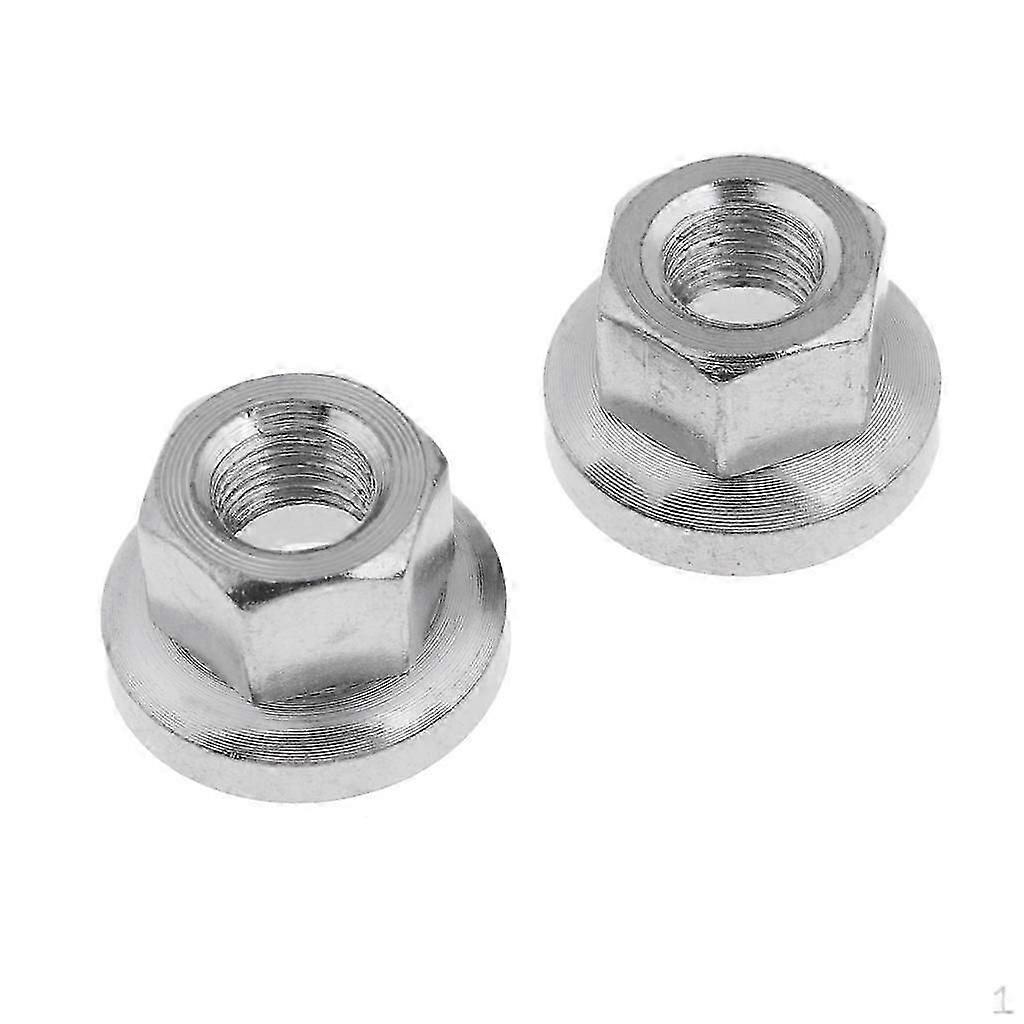 1 Pair Bike Axle Nuts for Bicycle Rear Hub Wheel - Solid & Durable