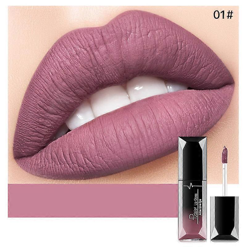Lip gloss 21 color matte liquid lipstick color rendering non stick to cup non fading makeup sexy matte long lasting lipgloss liquid lipstick lip cream