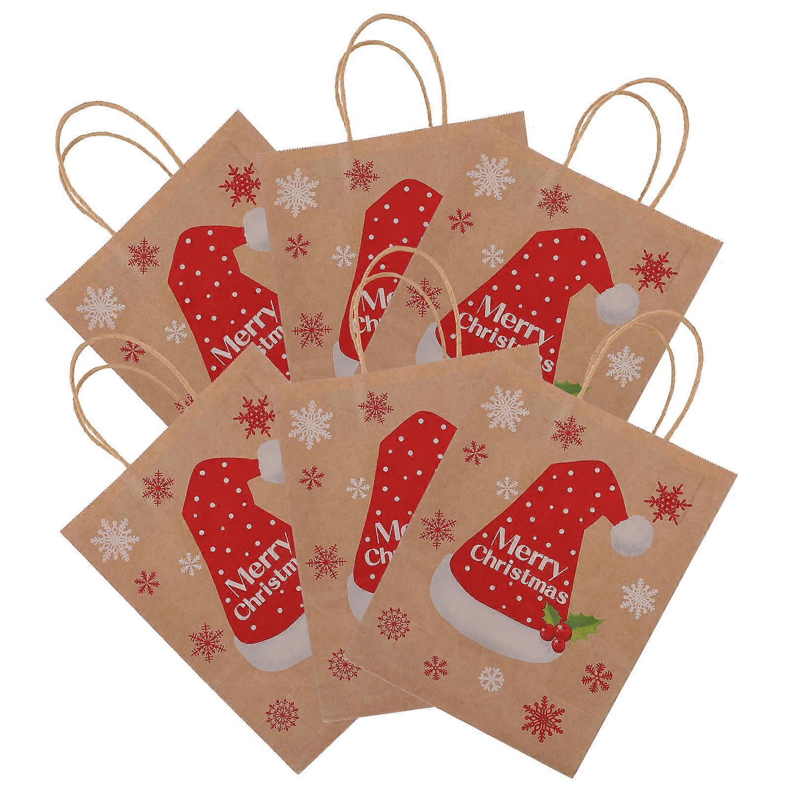 Party Goodie Bags Christmas Holiday Candy Bags For Small Items Multi-Functional Style 27X21cm 16Pcs