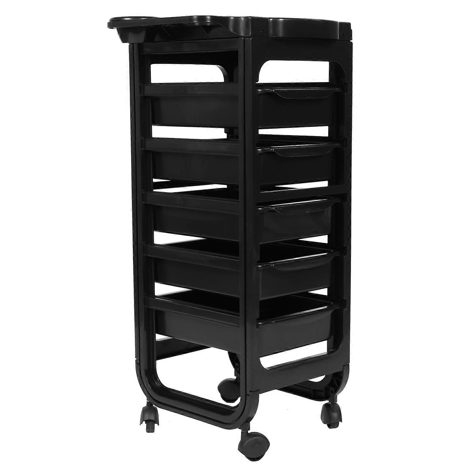 Hair Salon Bracket Multi-Purpose Hairdressing Tool Cart Rack Movable Barber Shop Use 87.5x36.4cm Rectangular 1Pcs