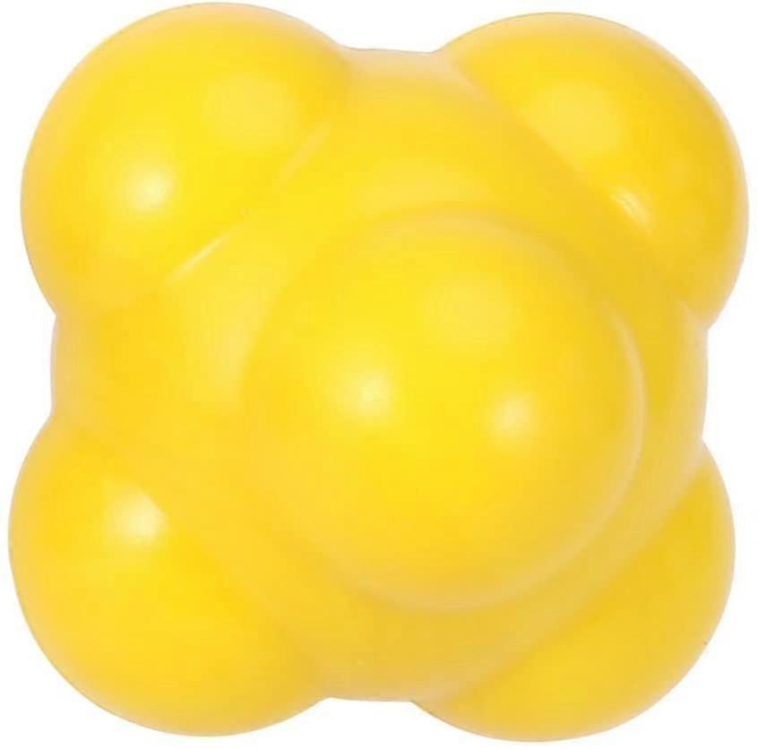 Reaction Ball Baseball 60mm for Developing Exceptional Hand-Eye Coordination - Medium Difficulty(Yellow)