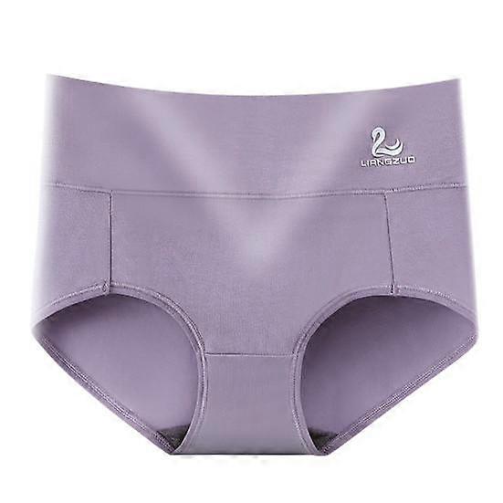 Stylish Lady Panties No Constraint Anti-septic Sweat Absorbing High Waist Women Briefs for Inner Wear