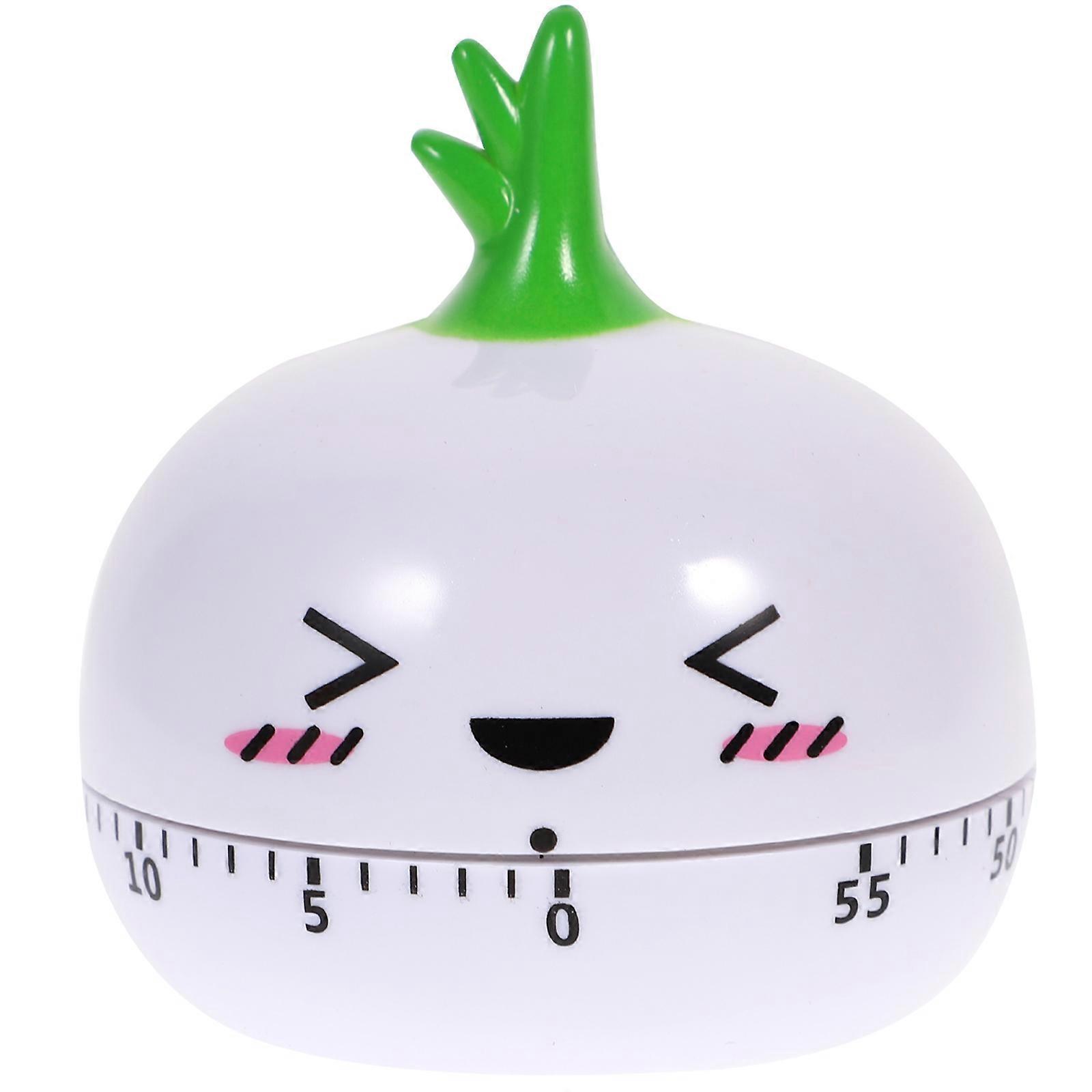 Cute Cartoon Mechanical Kitchen Timer with Sound – Easy to Use Countdown Reminder for Cooking, Baking and Home Organization