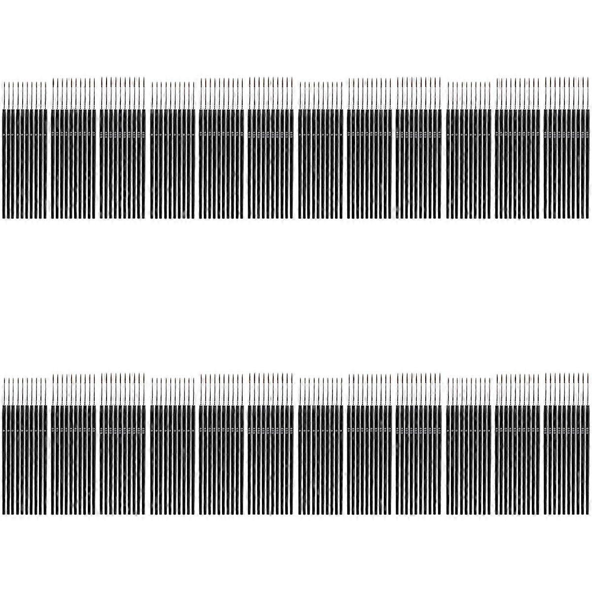 60pcs Detail Paint Brushes, Fine Tip Paint Brush with 3Sizes 0 00 000