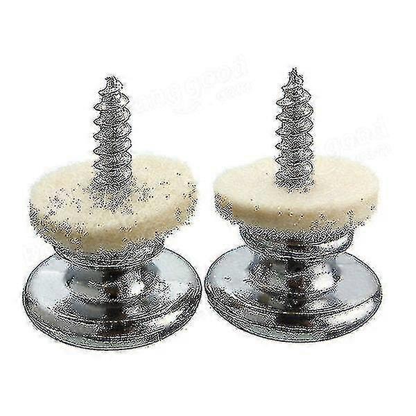 2pc Mushroom Shape Round Head Guitar Bass Strap Buttons Locks Parts Pin
