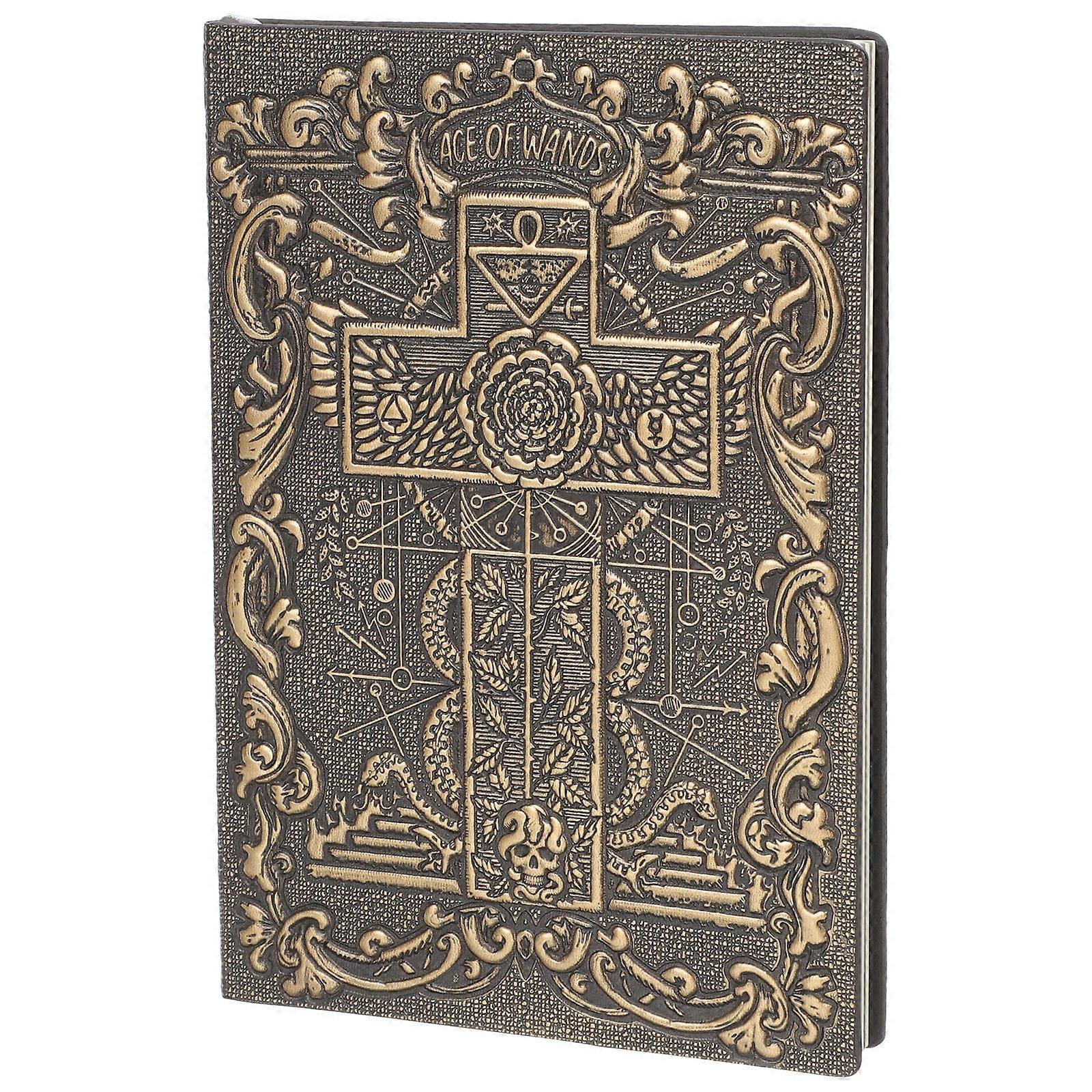 Retro Notebook Journal For Recording Ideas present Giving Multi Color Paper 8.25x5.70in 1Set