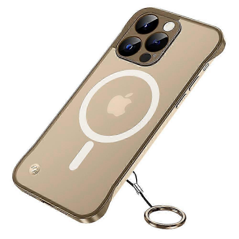 Frameless Mobile Cover Case Compatible with Certain Brand's MagSafe for iPhone 16 Pro