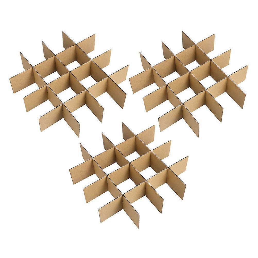 18pcs Cardboard Box Dividers for Moving Sturdy Reusable Packing Kit for Wine Glasses, Plates, and Delicate Items
