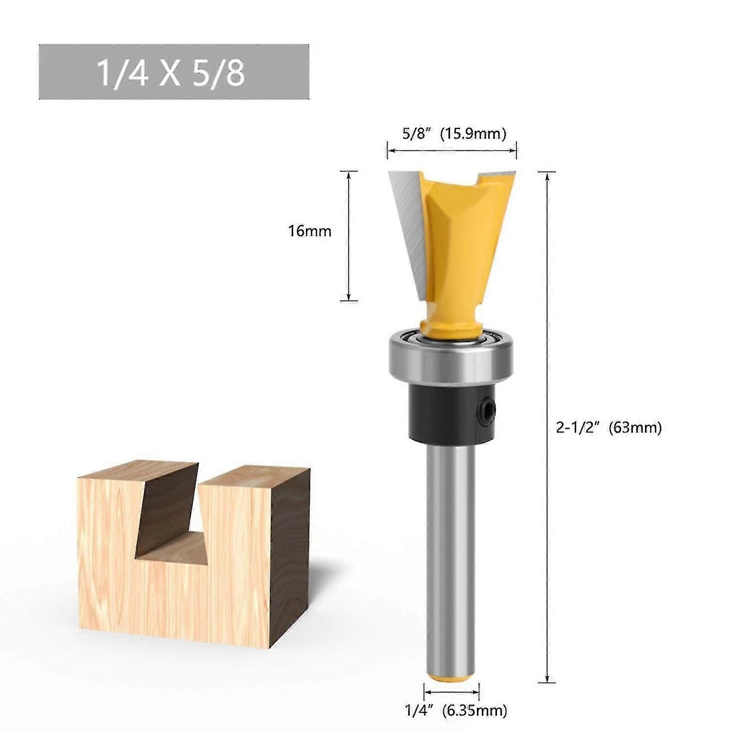 Dovetail Router Bit Woodworking Milling Cutter for Wood Processing
