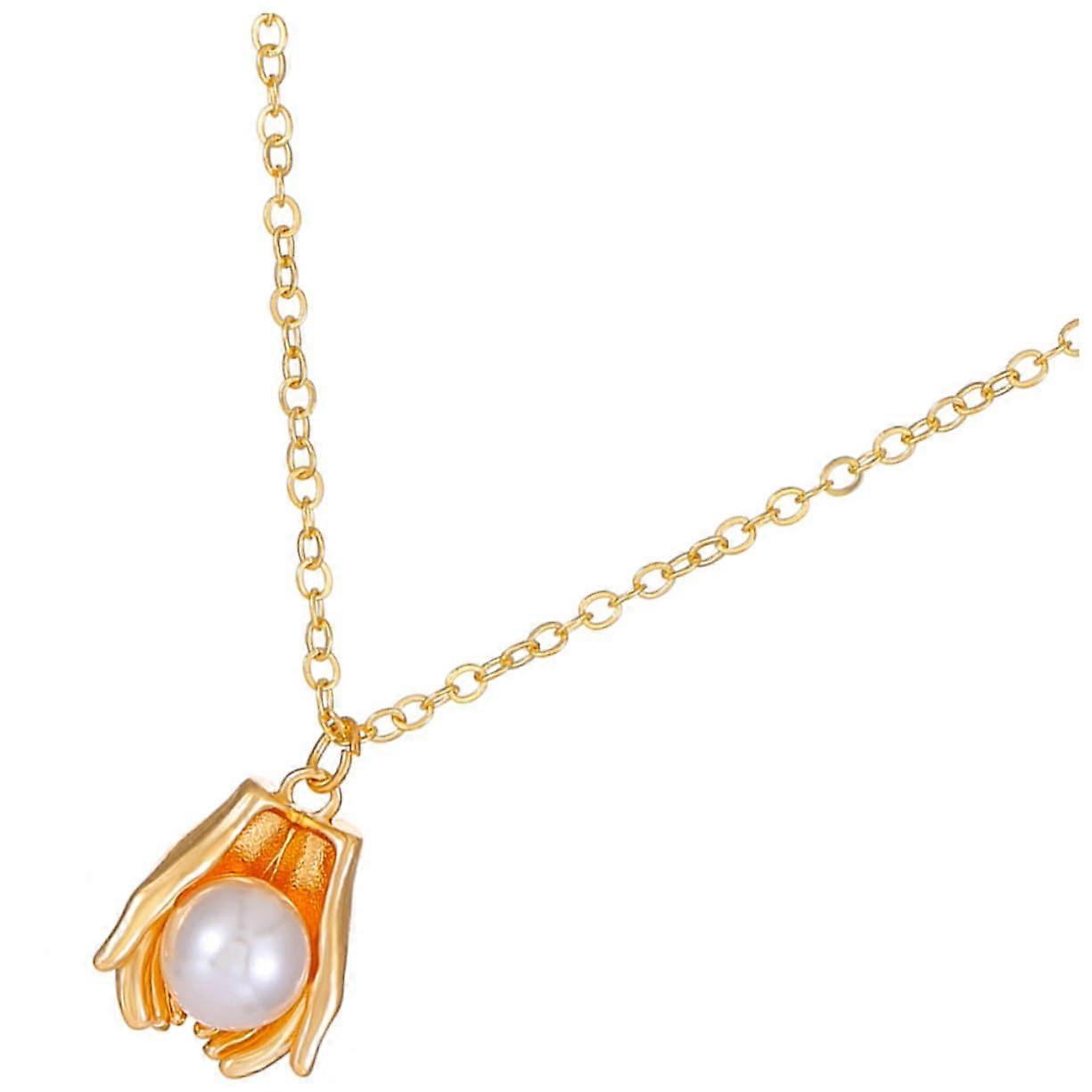 Pearl Necklace Minimalist Design with Pearl Pendant Elegant for Women Special Occasions Adjustable Length Classic Style
