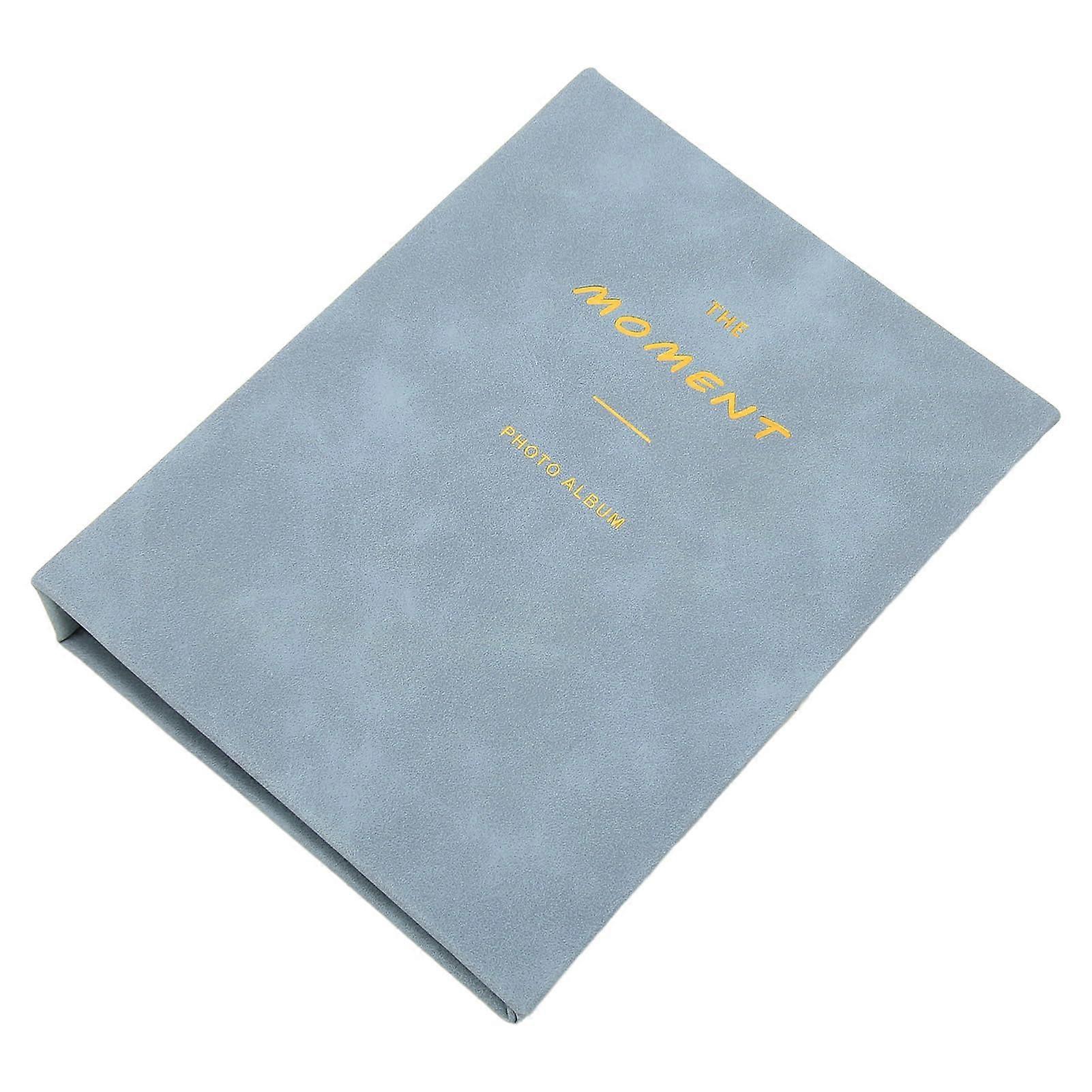 Photo Album with 64 Pockets, Compatible with Universal 3Inch Photo Paper, Camera Photo Album with Full Protection. (BLUE)