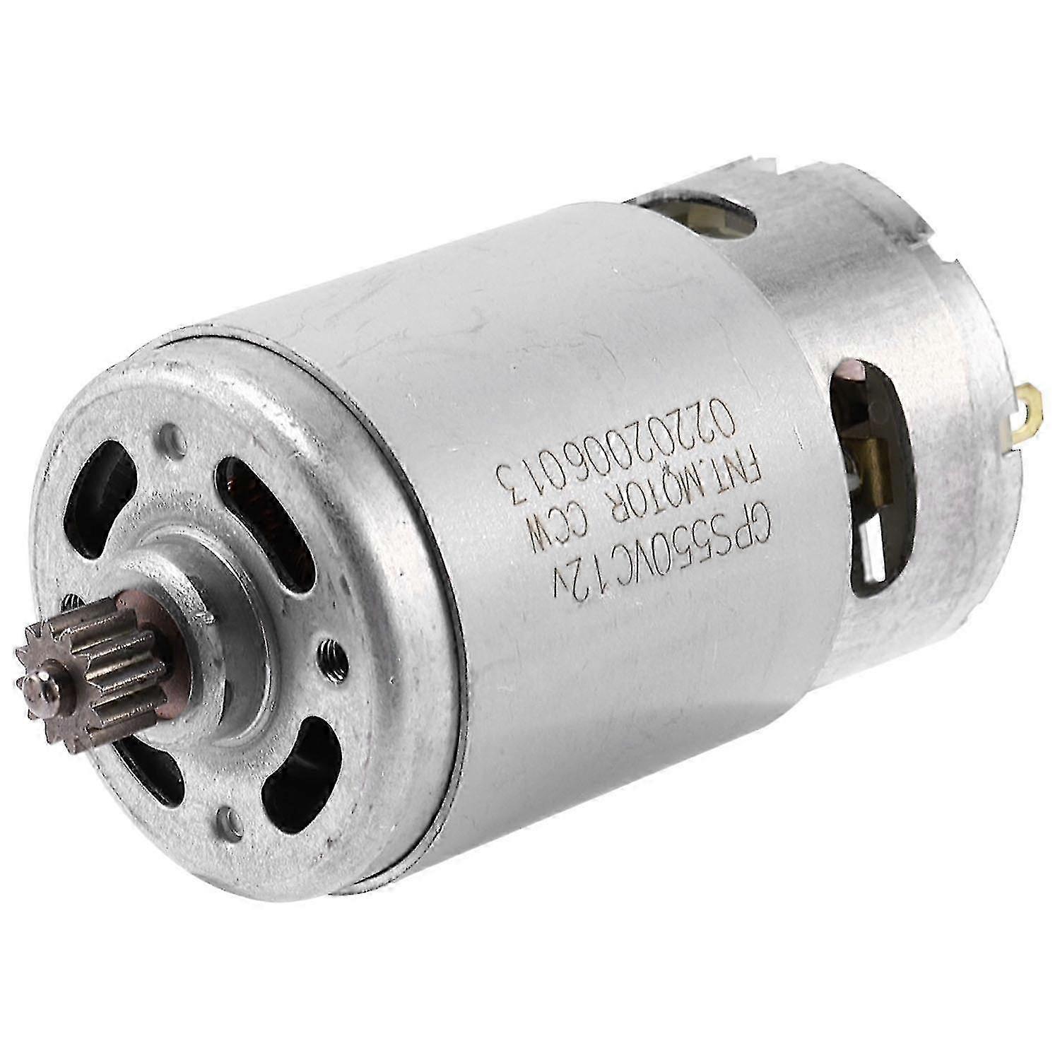 12V DC Motor DIY Power Tool Kit with Two-Speed 12 Teeth and High Torque Gearbox for Electric Tools Compatible with Various Brands