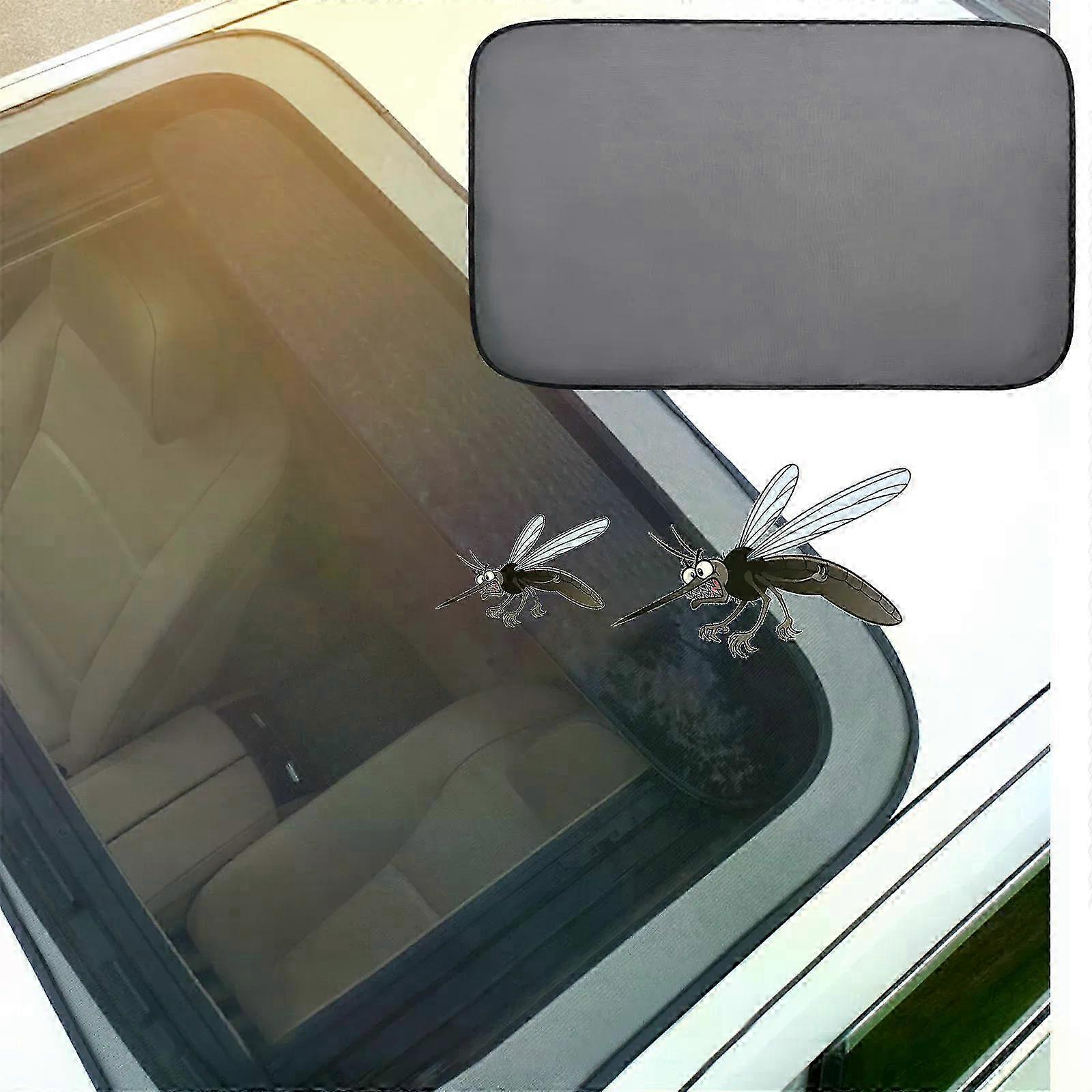 Magnetic Sunroof Shade Mesh for Car Roof Awnings - Bug-Blocking Screen for Camping SUV Tent