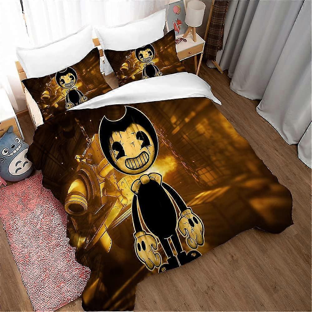Zachte Fluffy Beddengoed Set met Ritssluiting, 3 Delige Dekbedovertrek Set en 2 Kussenslopen