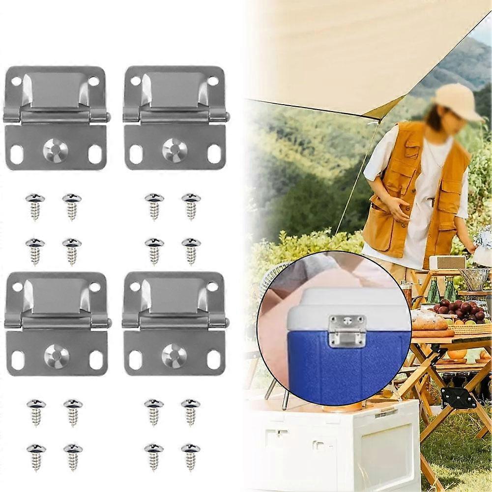 2 pieces (A) $ Spot stainless steel insulation box hinge with screws as shown in the picture as a set