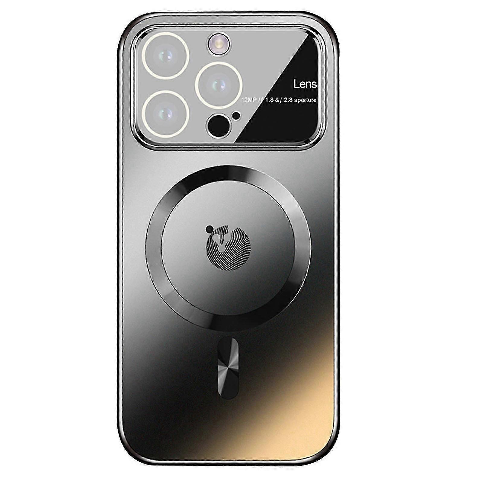 Magnetic for iPhone 15 Pro Max/ 15 Ultra Case Compatible with MaSafe, Camera Lens Protector Scratch Resistant Matte Slim Cover Case