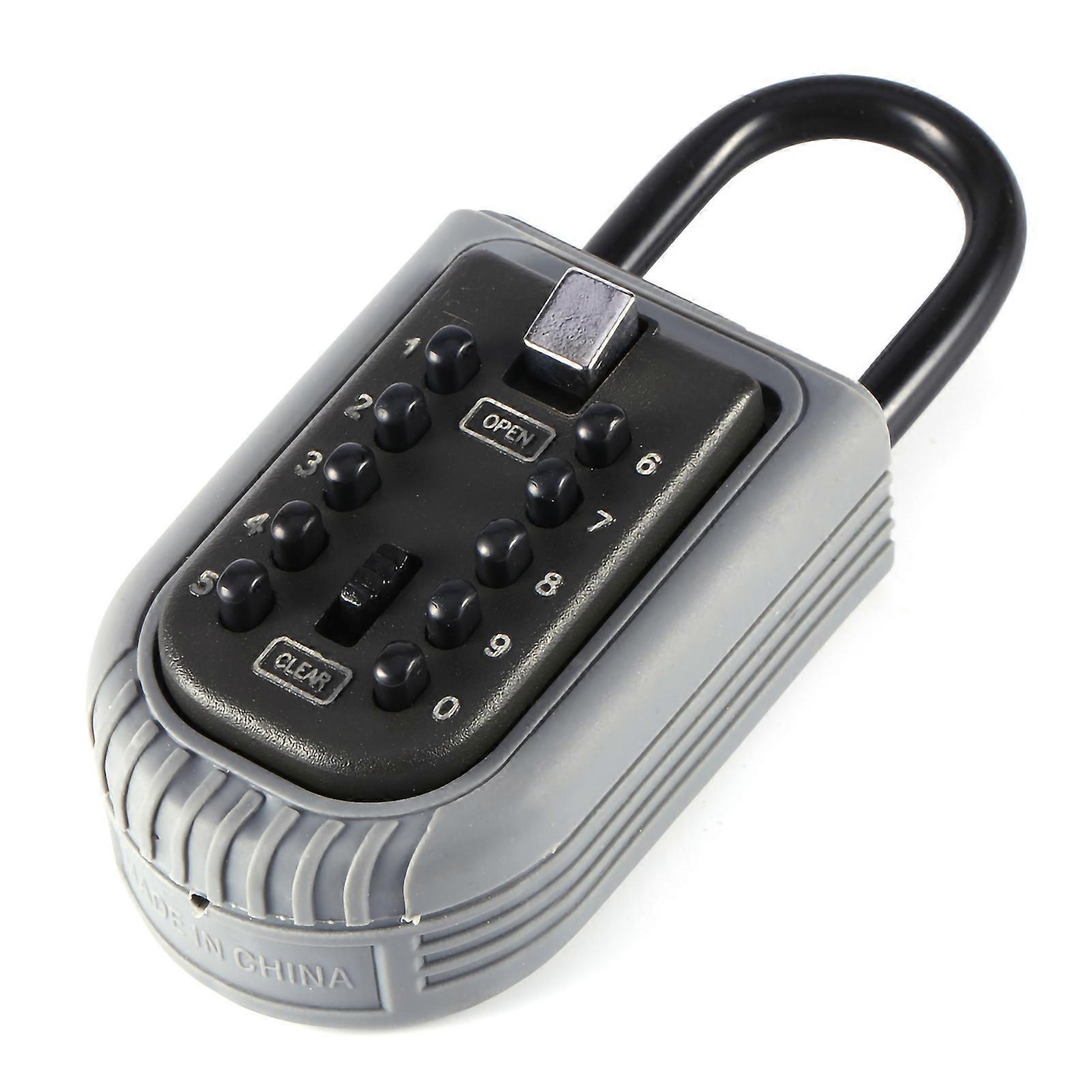 10 Digit Combination Hide Key Lock Box Storage Wall Mount Security Outdoor Case
