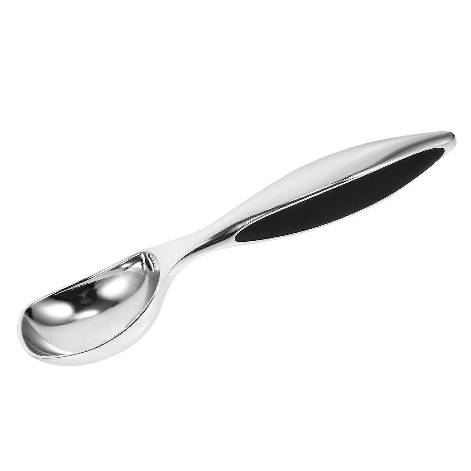 Metal Scoop Circular Ice Cream Scooper Multifunctional Ball Picker For Home Use Silver 1Pcs