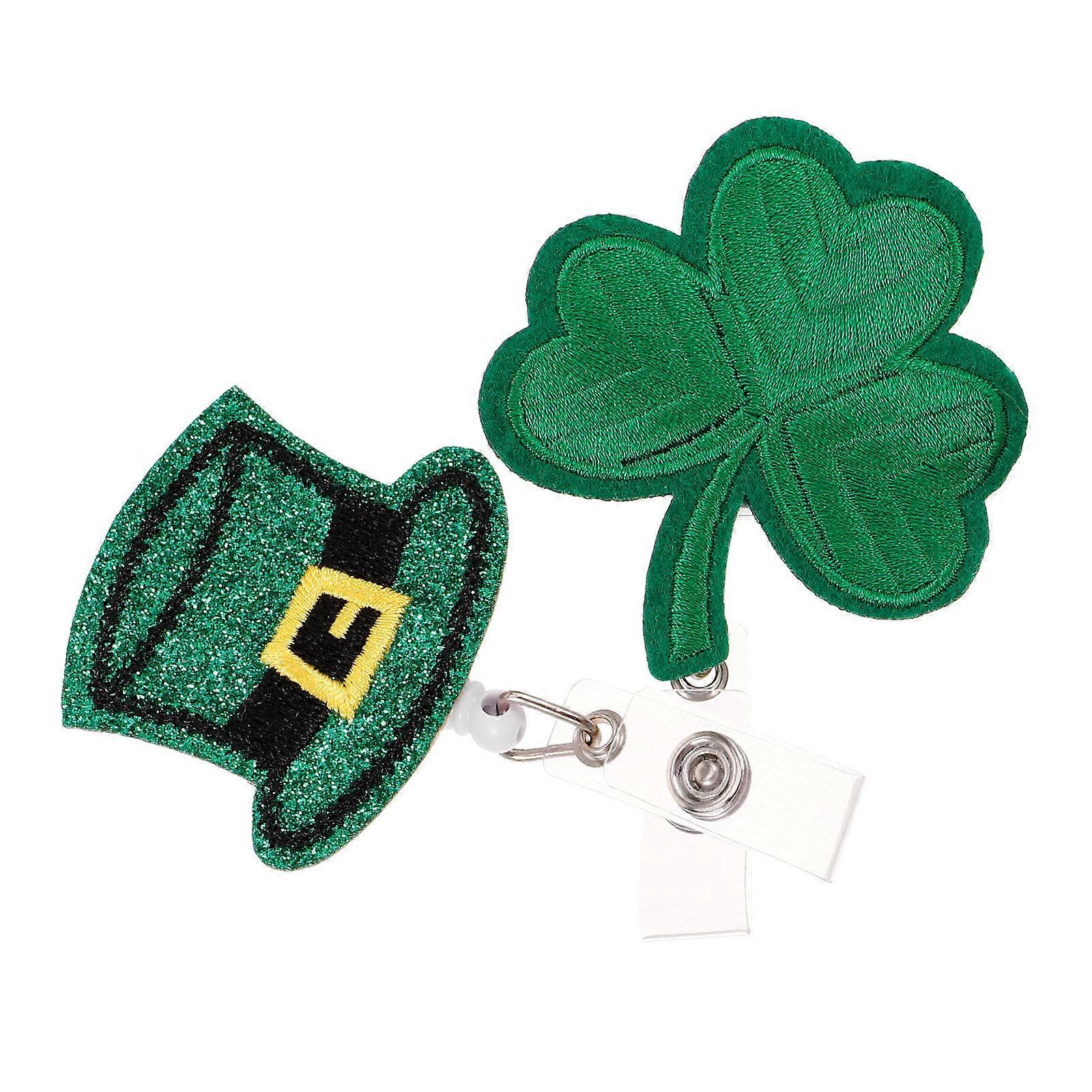 Cute Retractable Badge Reel Clip – 2pcs Work Accessory for Students, Nurses, Teachers, and Office Staff
