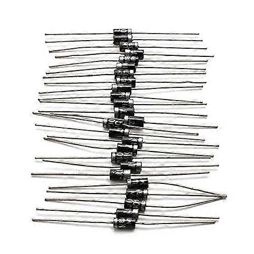 100 pieces 8 types: 1N4148, 1N4007, 1N5819, 1N5399, FR107, FR207 commonly used diode electronic component packages, small components.