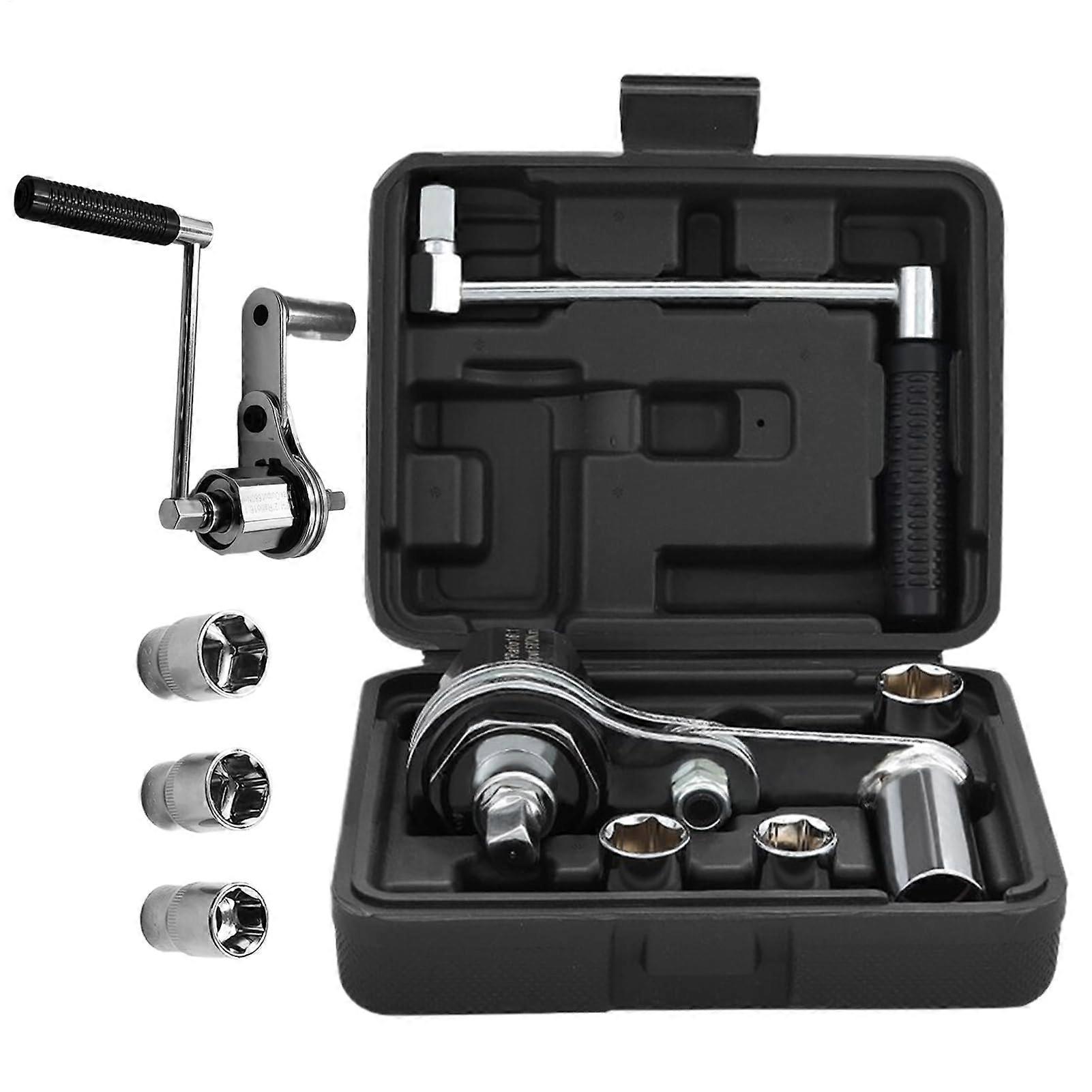 Torque Amplifier Key Set | Hand Wheel Nut Wrench Set for Trucks & Motorhomes with Sockets & Wheel Nut Remover