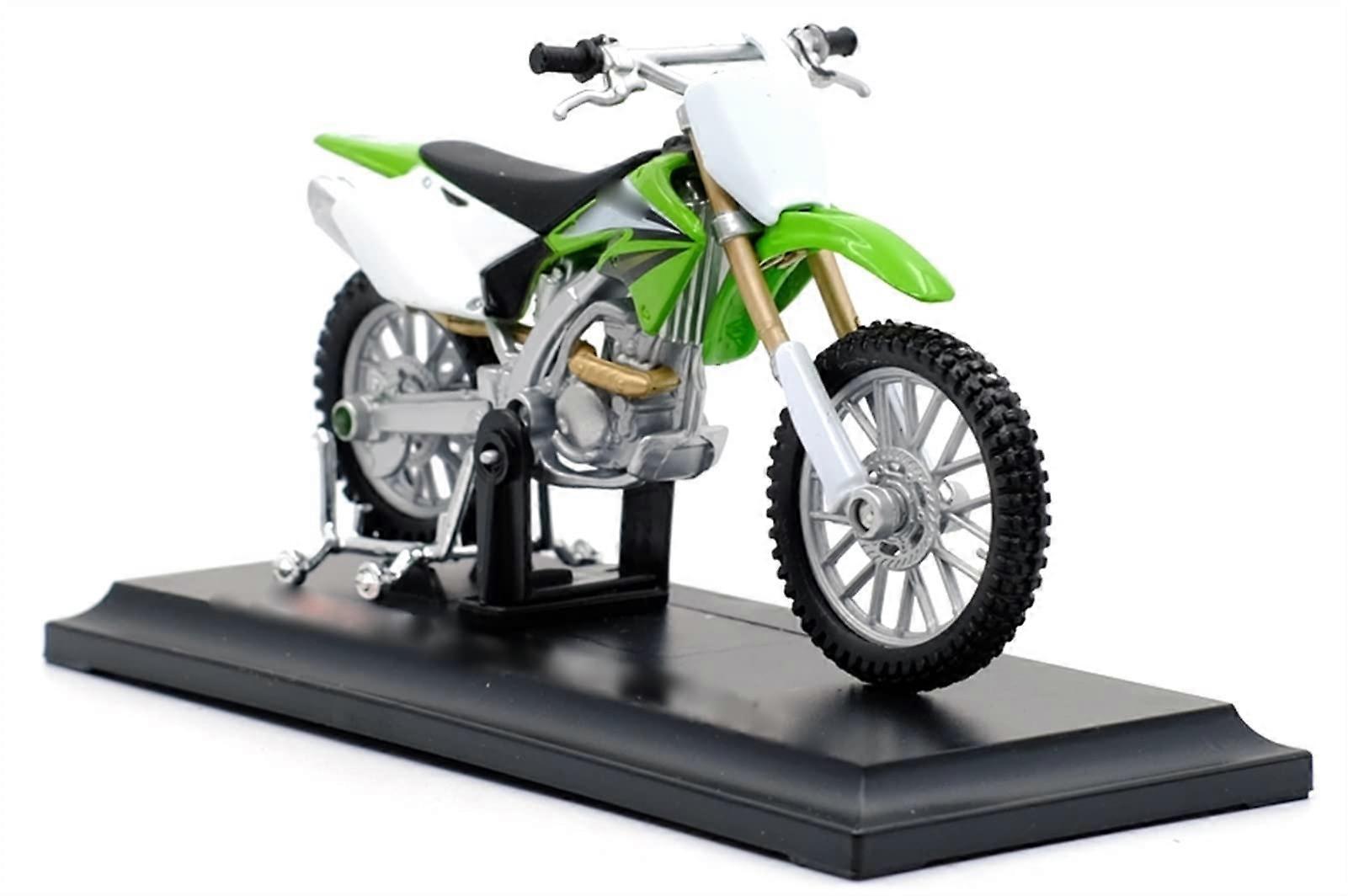 1:18 KX250F Alloy Diecast Motorcycle Model With Machinable Shock Absorber Collectible Toy For Children