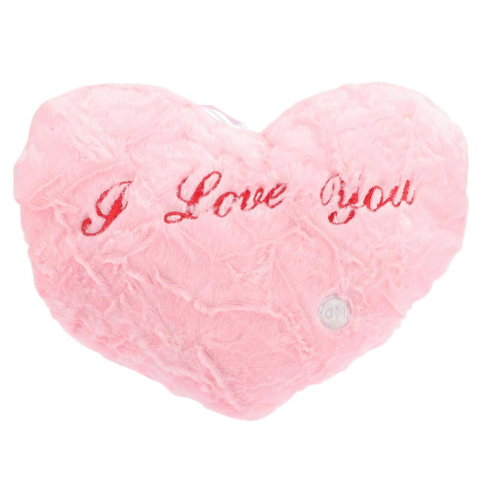 Heart Shaped Pillow Unique Glowing Heart Shaped Pillow Plush Heart Shaped Pillow