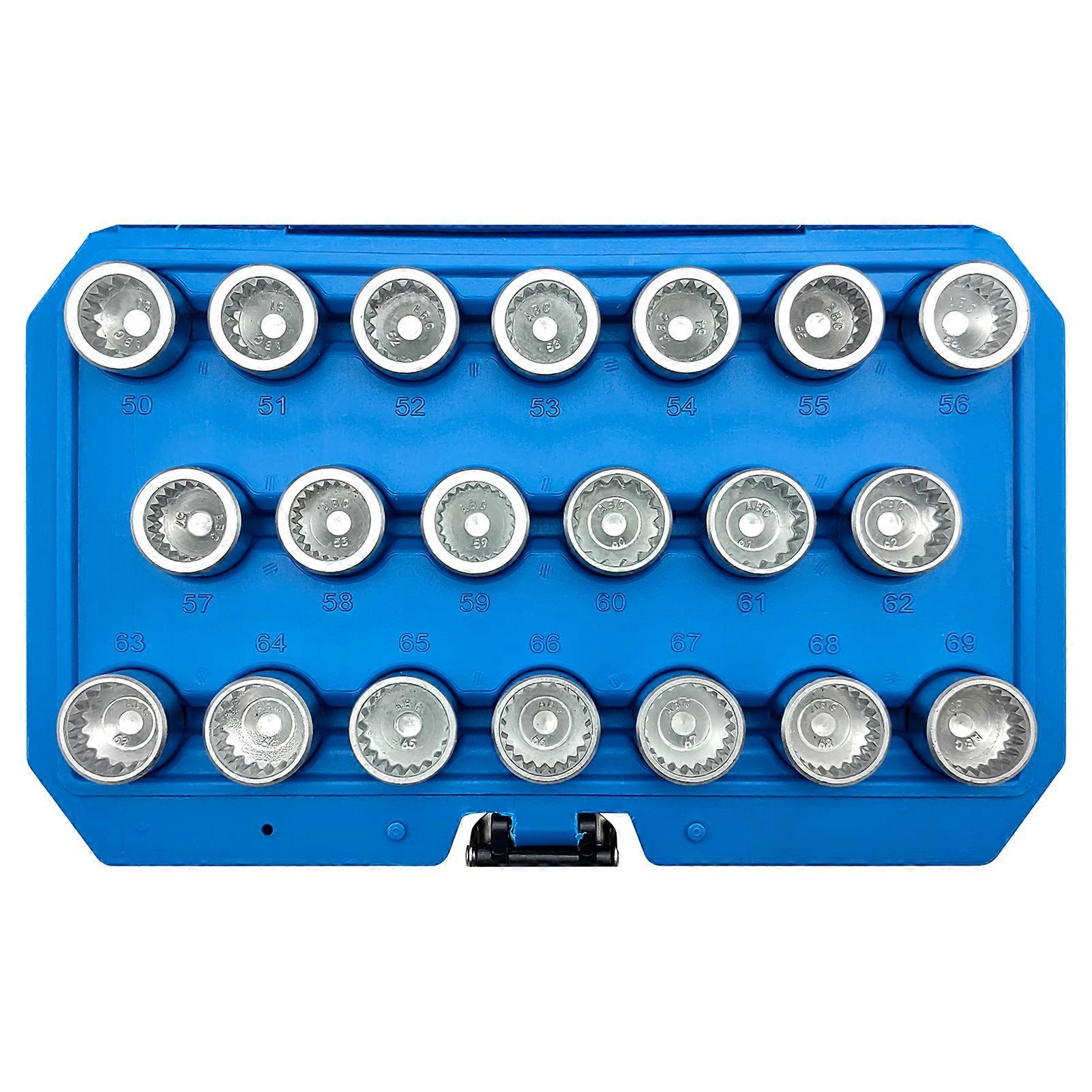 Wheel Locking Nut Key Kit 20PCS Replacement for Porsche, Wheel Lock Nut Socket Adapter Set Anti-Theft Lug Nut Removal Tools