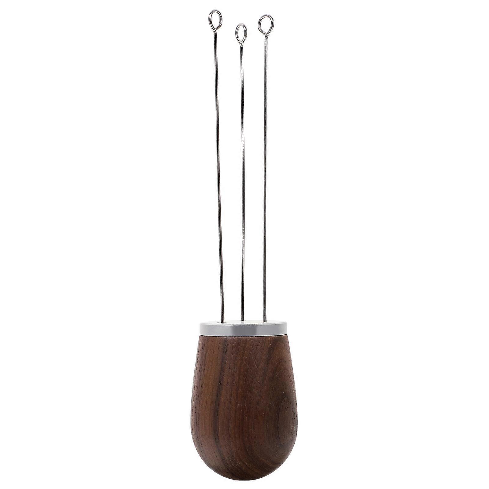 Espresso Distribution Tool Walnut Wood Suitable For Shop And Practical 1Pcs