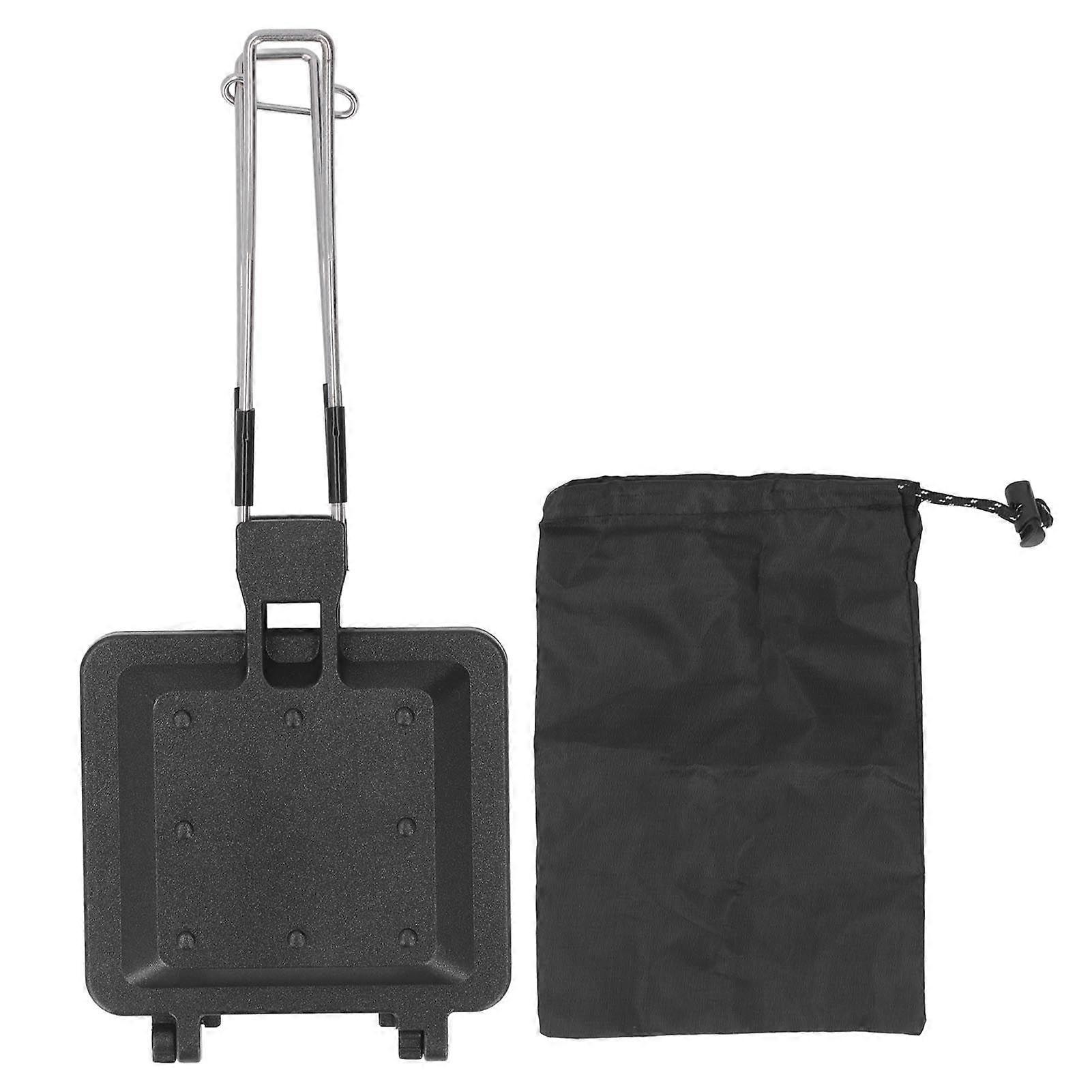 Sandwich Maker Foldable Portable Non Stick Breakfast Maker Press Pan for Home Camping