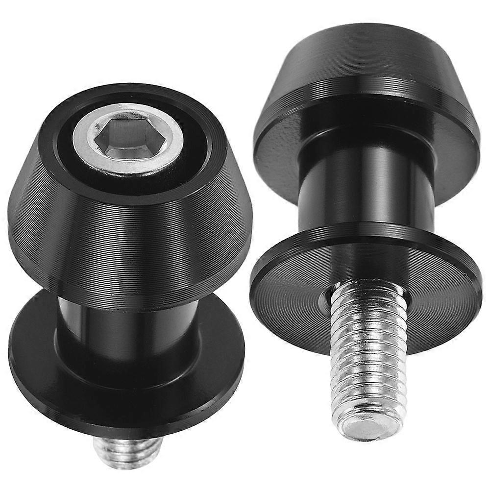 Motorcycle Swing Arm Spools Sliders Made of Aluminum Alloy for Enhanced Safety and Stability Black