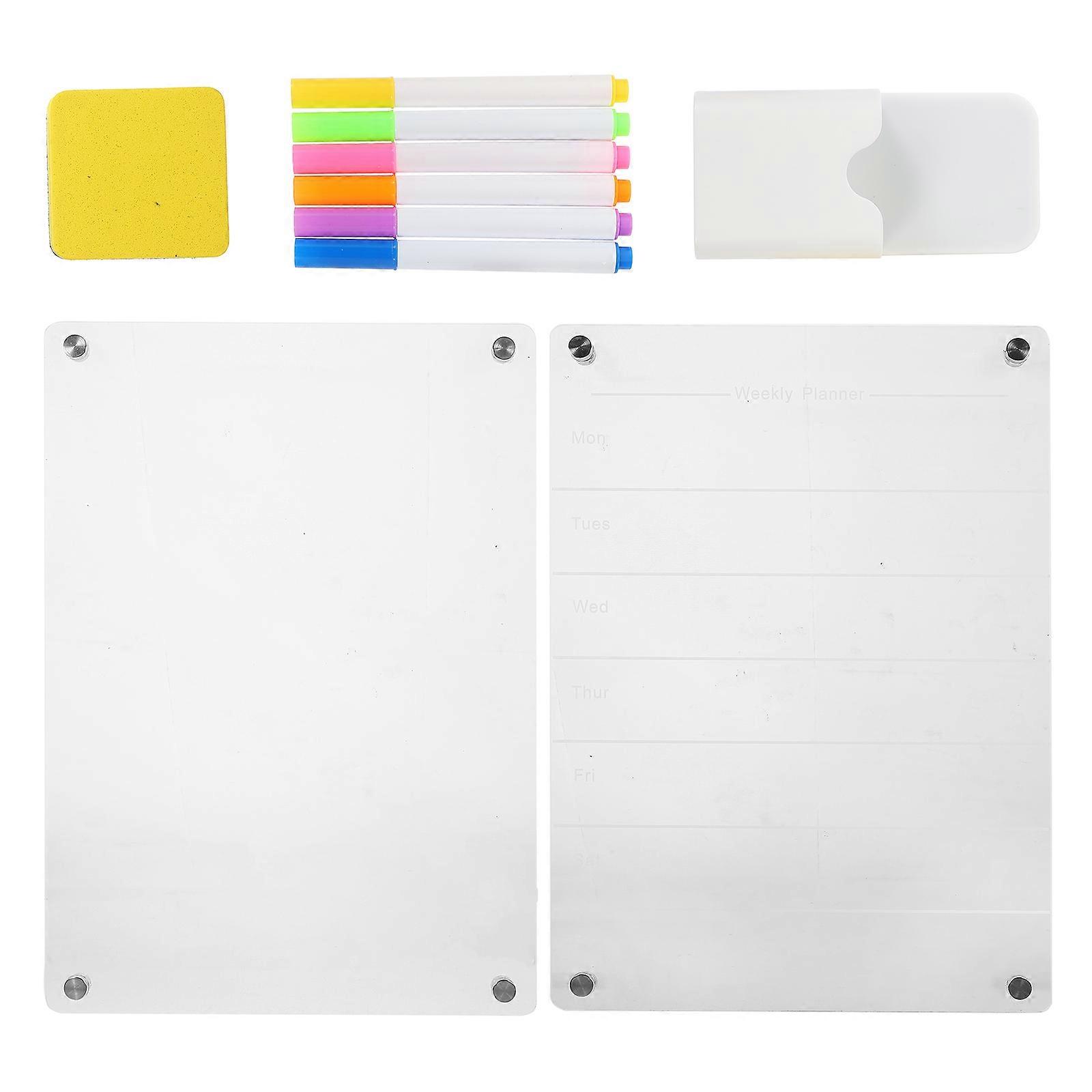 Transparent Magnetic Acrylic Dry Erase Board for Home Use Perfect for and Reminders 1 Piece