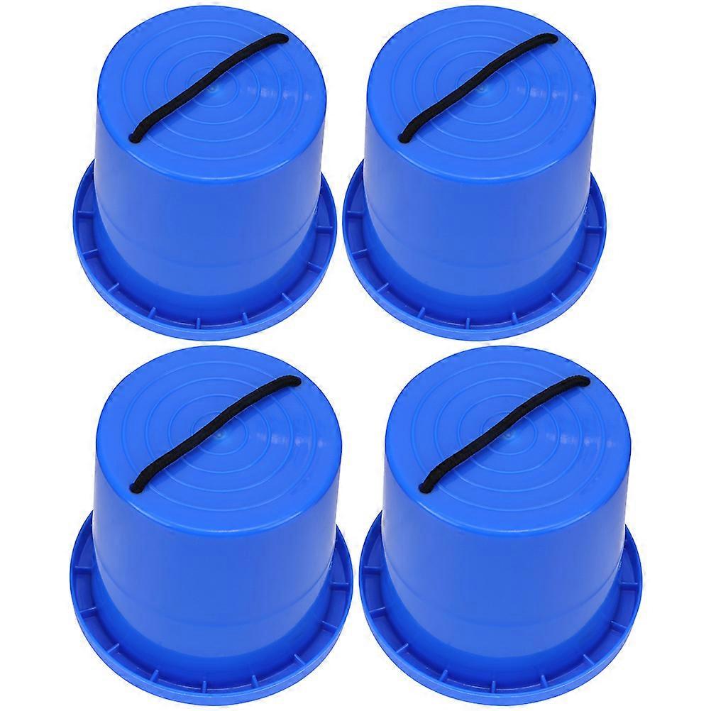 Children Stilts Toy for Training 2Pairs Interactive Stepper Stilts Blue