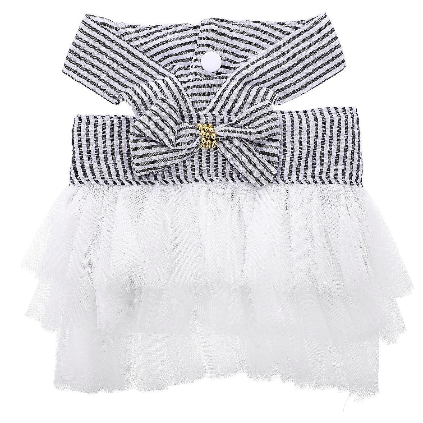 Pet Clothes Bowknot Dresses for Pet Comfortable 1Pcs Assorted Color Design