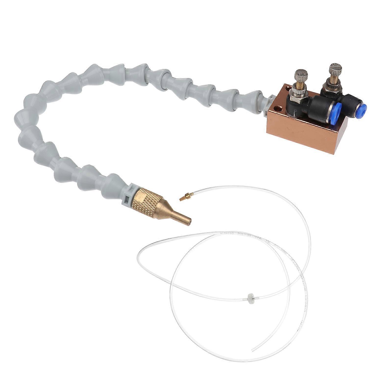 CNC Lathe Lubrication Drill Grind Nozzle 8mm Air Pipe Spray System Mist Coolant for Efficient Machining