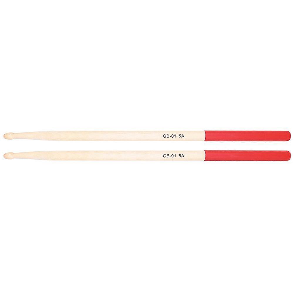 Red Maple Drum Practice Sticks for Adults Lightweight Percussion Instrument Set for Playing Drums Size 14.5 Inches