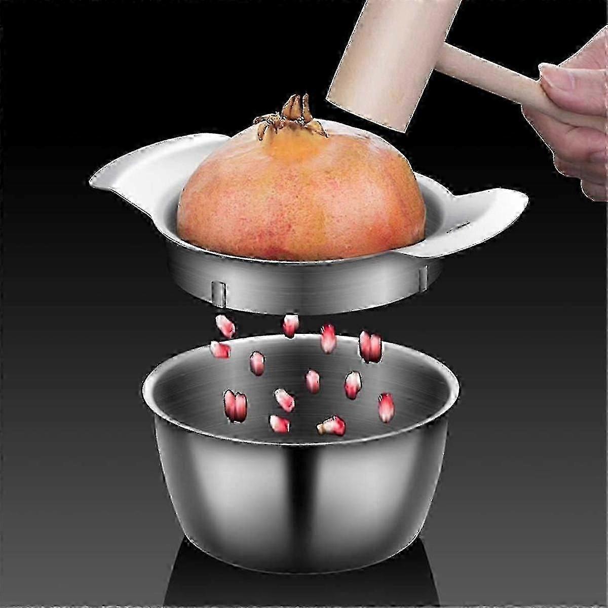 Effortlessly Peel Pomegranates with Our Practical Stainless Steel Peeling Tool Set