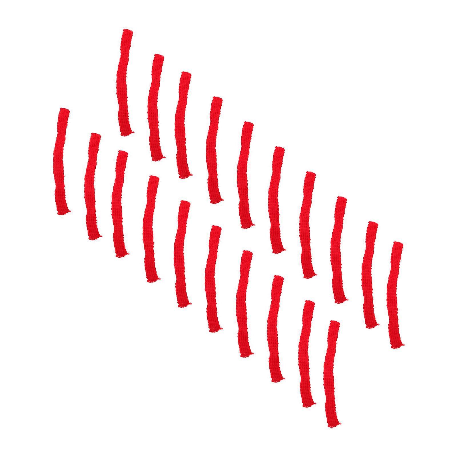 20Set Creative Toy Scarves for Themed Events in Red Suitable for Colleagues Gathering and Festive Atmosphere