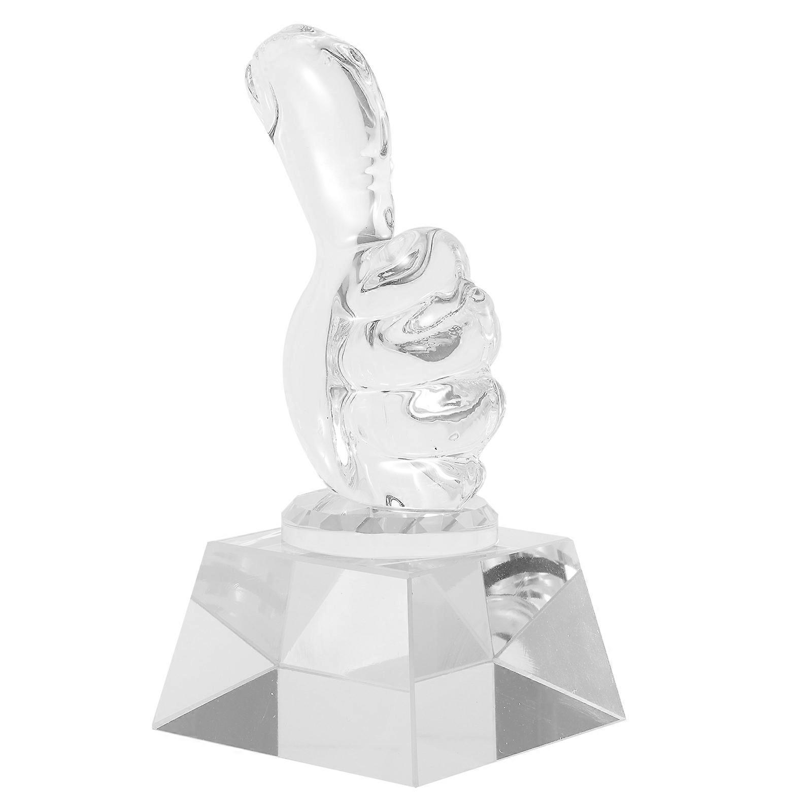 Delicate Design Thumb Shaped Trophy For Basketball Competitions Children 1Set