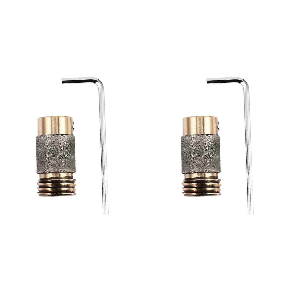 2X 5/8 Inch Diamond Grinding Head Helix Diamond Copper Bit Grinding and Polishing Glass Ceramics Hel