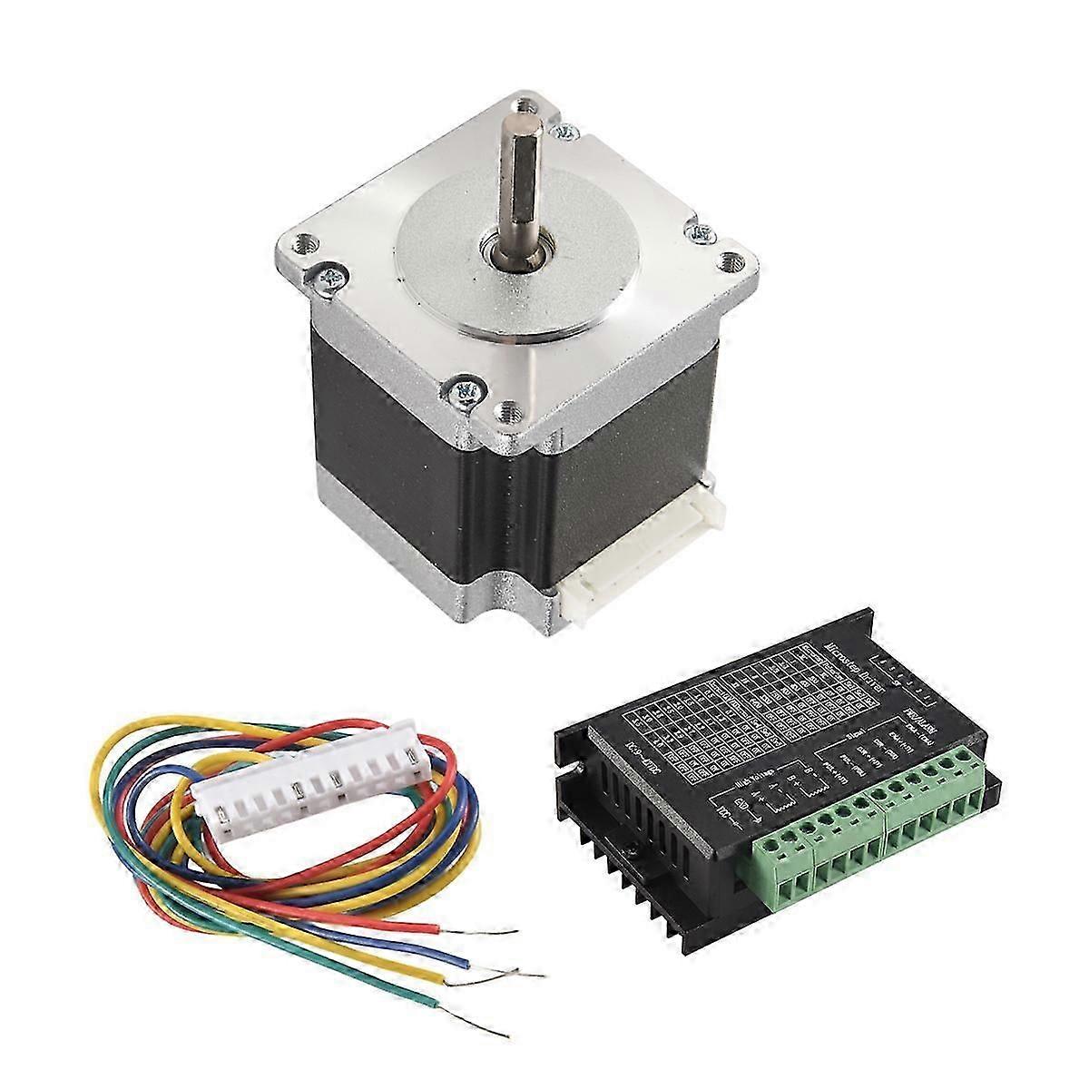 Nema 23 23HS5628 Stepper Motor 57 Motor 2.8A with TB6600 Stepper Motor Driver NEMA17 23 for CNC and