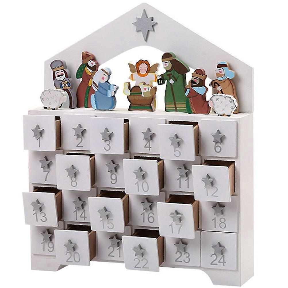 Versatile Advent Calendar with Drawers for Holiday Season Celebration