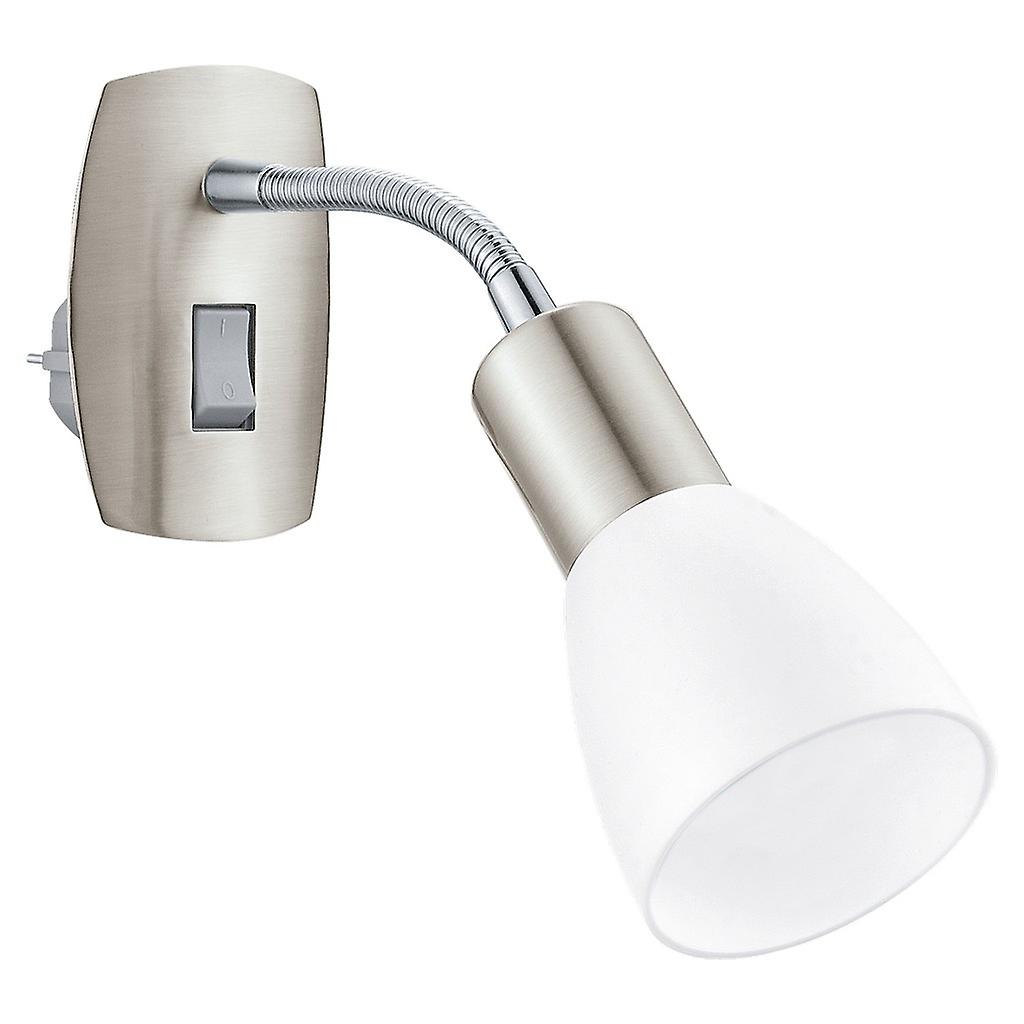 Dakar Single Spotlight Satin Nickel, Chrome