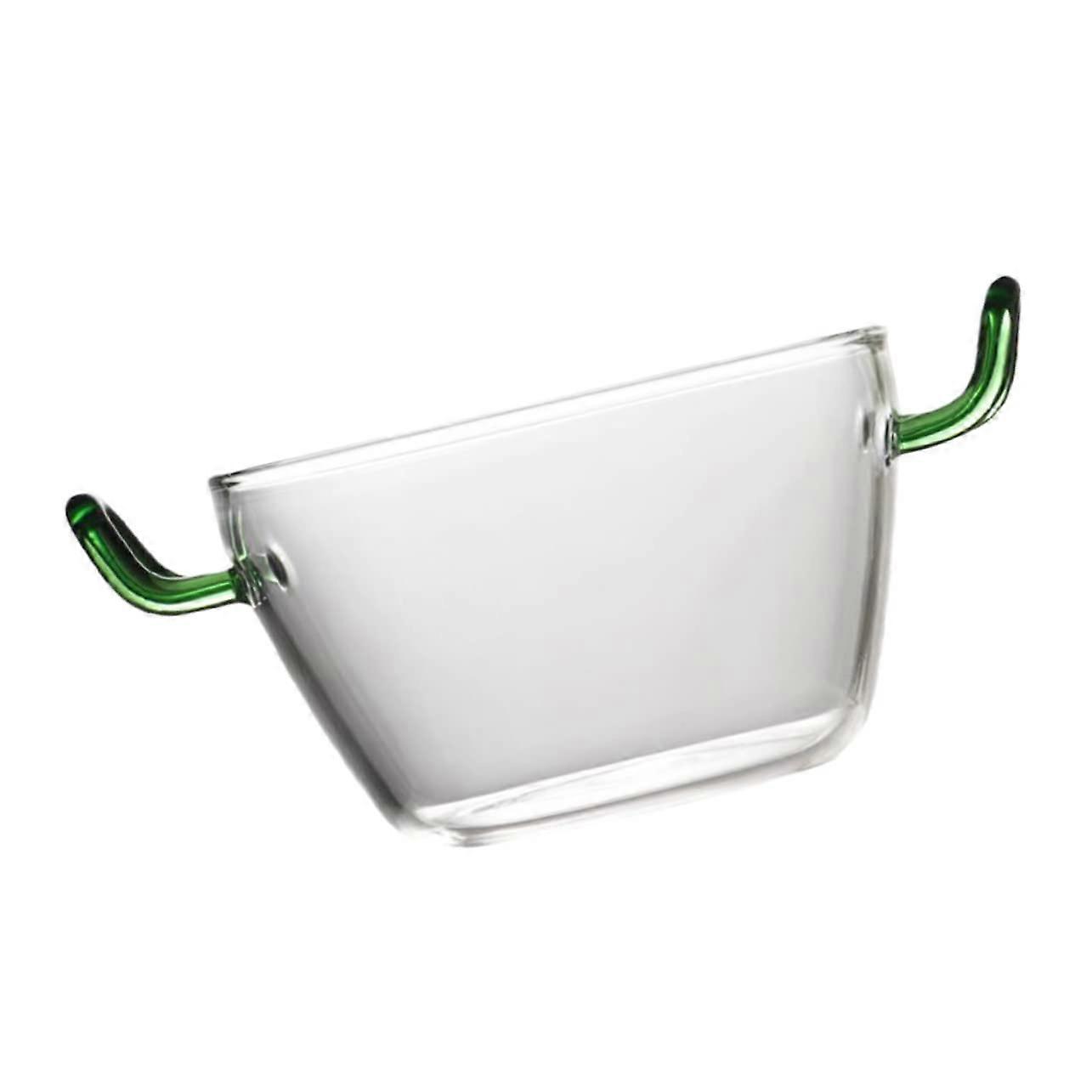 Trifle Salad Bowl with Double Handle Container for Food Preparation Pasta Unbreakable Bowls Soups and Stew Jar Insulated Salad Serving Container