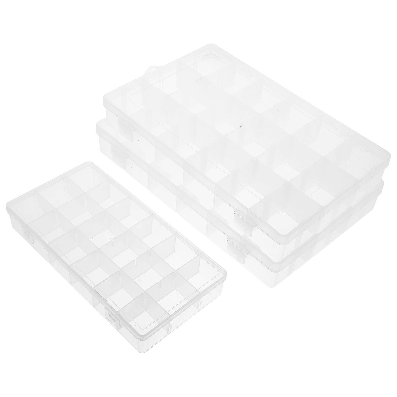 3Pcs Detachable Grids Storage Box Multifunctional Containers for Small Items
